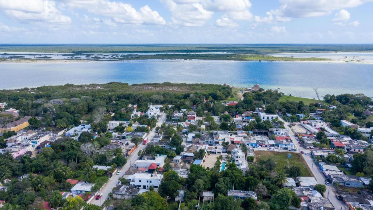 Blue Palm Bacalar Hotel Buitenkant foto